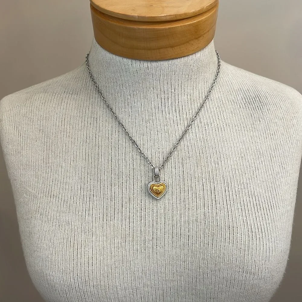DIAMONDS INTERNATIONAL, Diamond Heart Necklace
